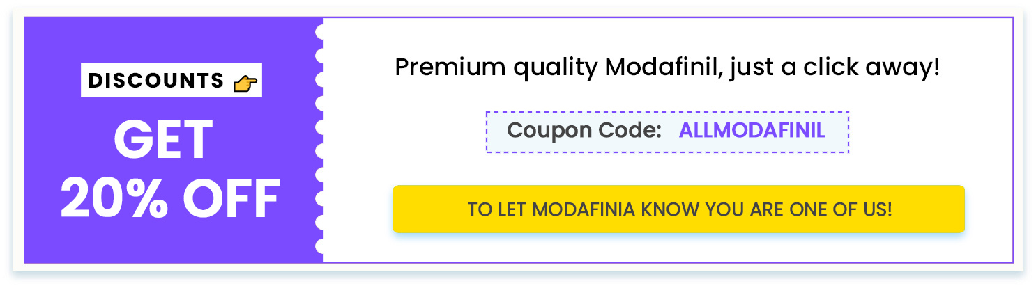 Modafinia Coupon Code