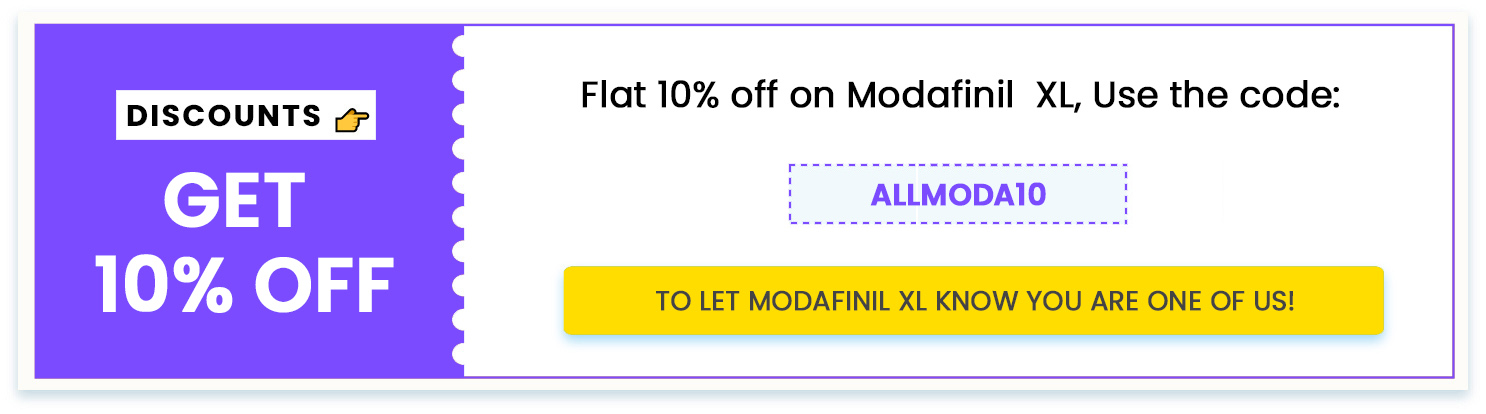 Modafinil XL Coupon Code